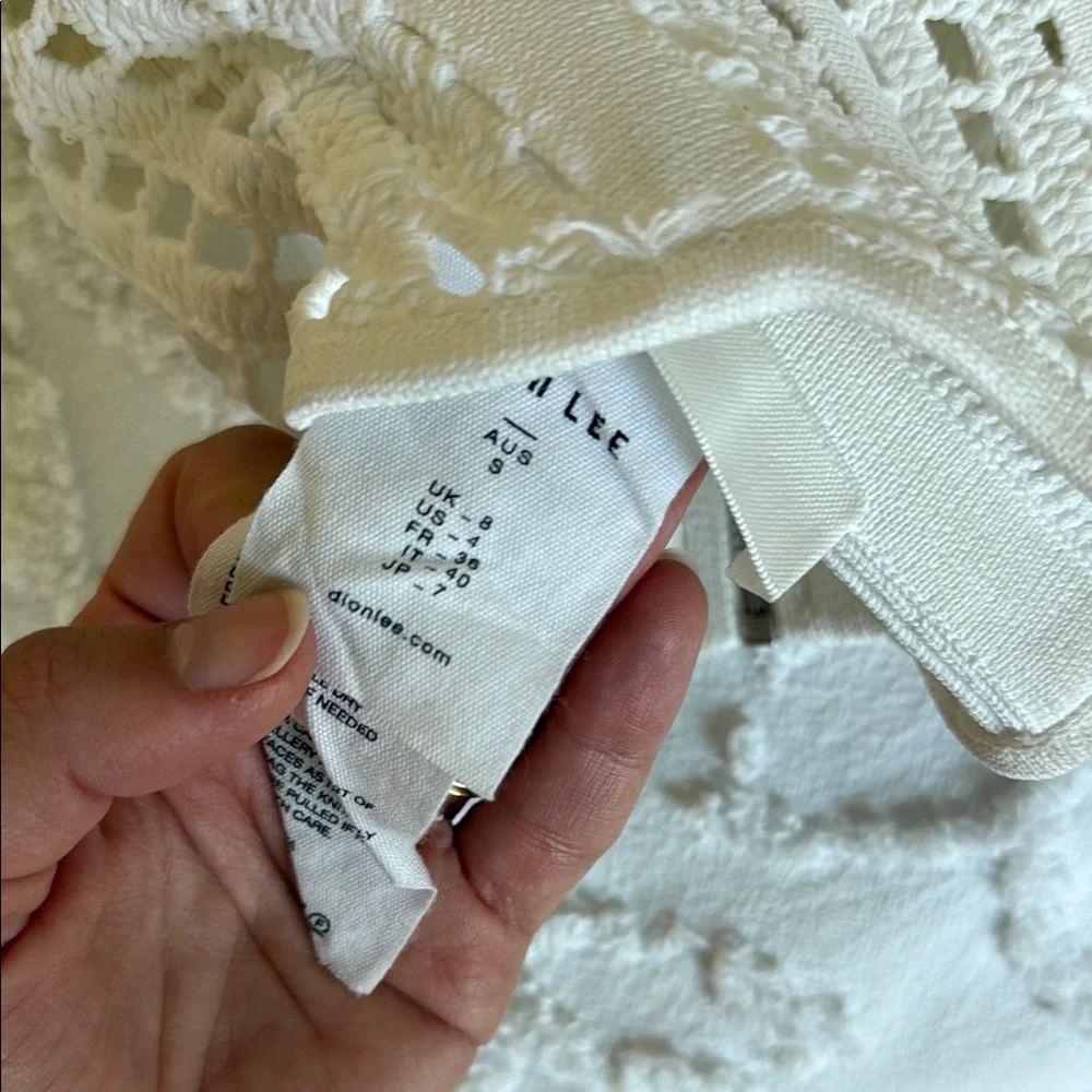 DION LEE NET CROCHET TOP - Picture 5 of 8